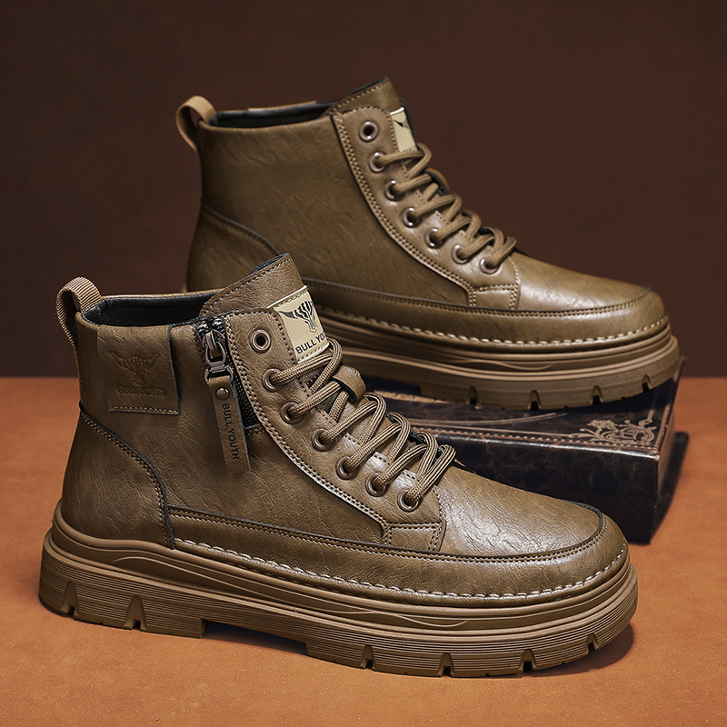 Street Fashion Essentials - Men's Fashion Short Boots, Anti-Slip Durable,