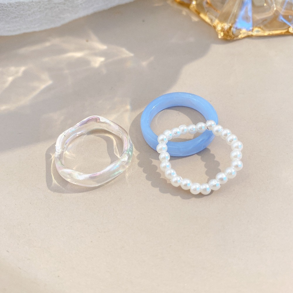 Street Fashion Essentials - Acrylic Beads Vegetarian Circle Street Essentials