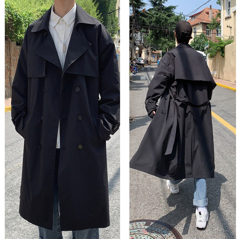 Street Fashion Korea - Korean style Spring Trench Coat Male
