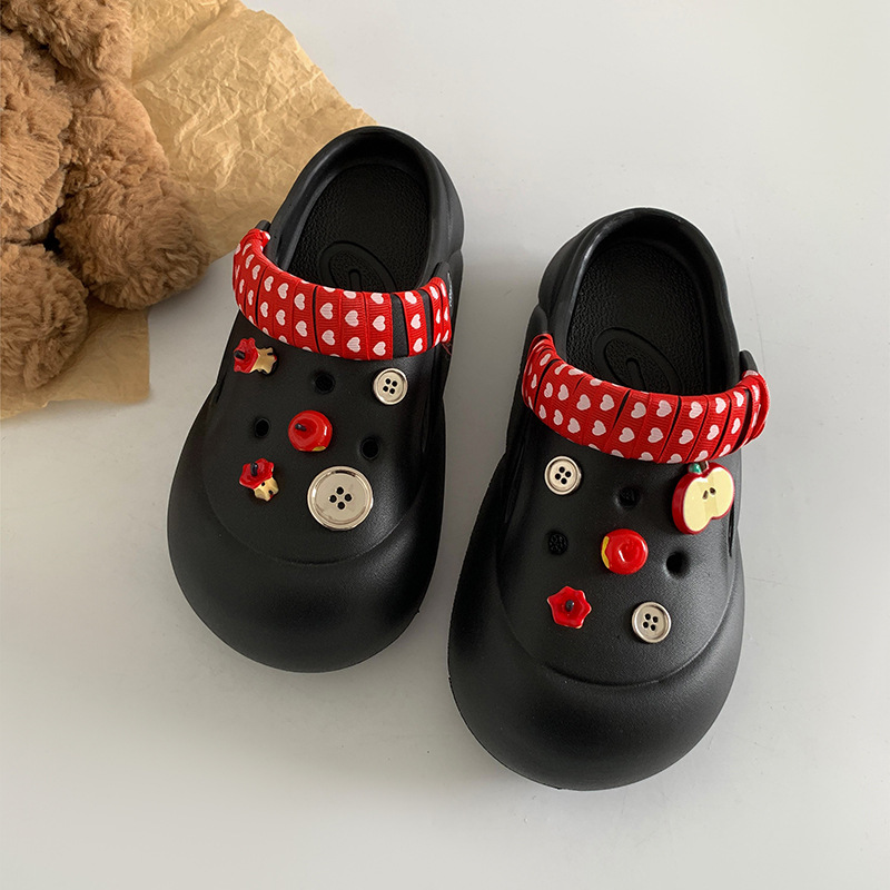Street Fashion Korean - Women Fashion Clogs Indoor Street Slippers