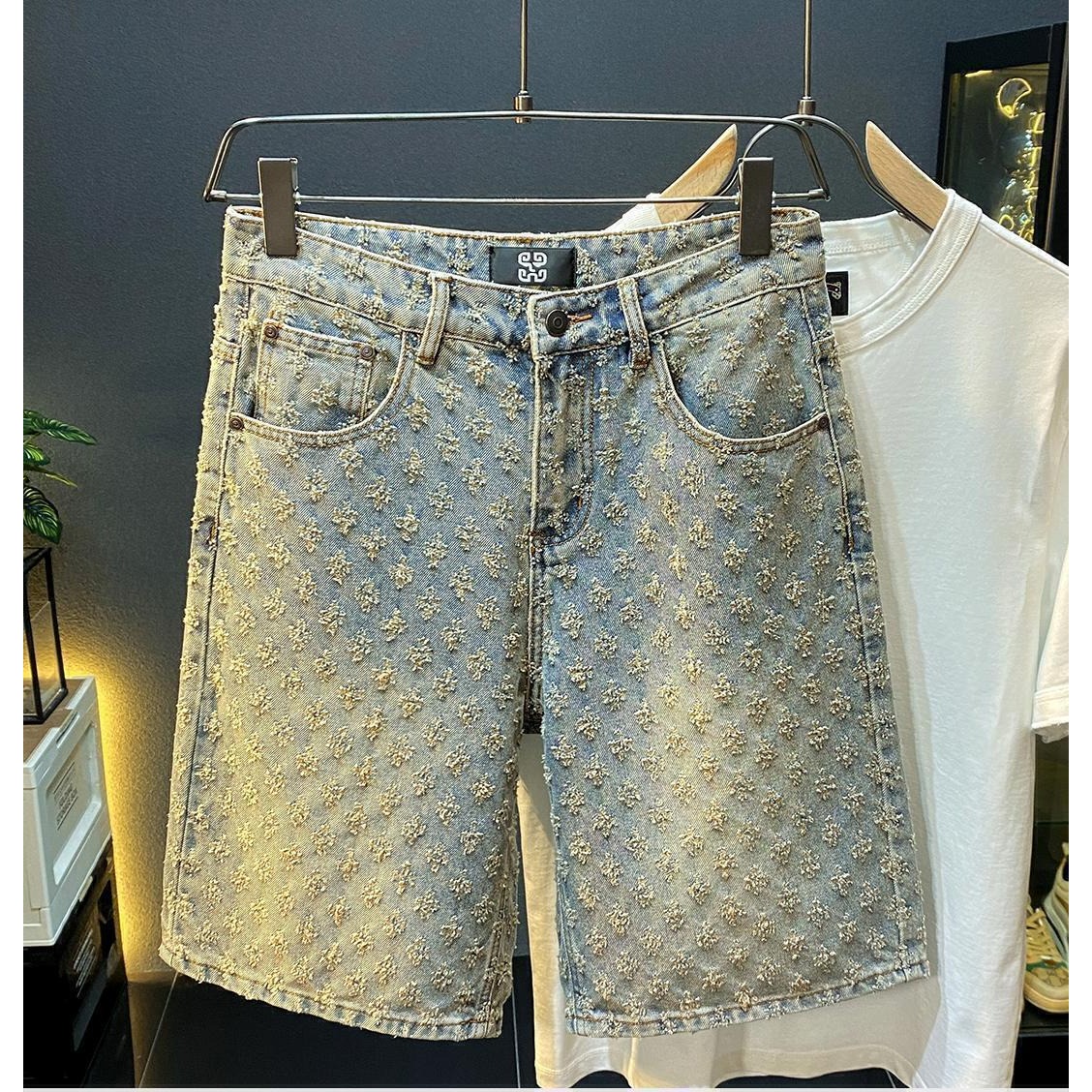 Street Fashion Jeans Men - Summer High Street Denim Shorts Men's