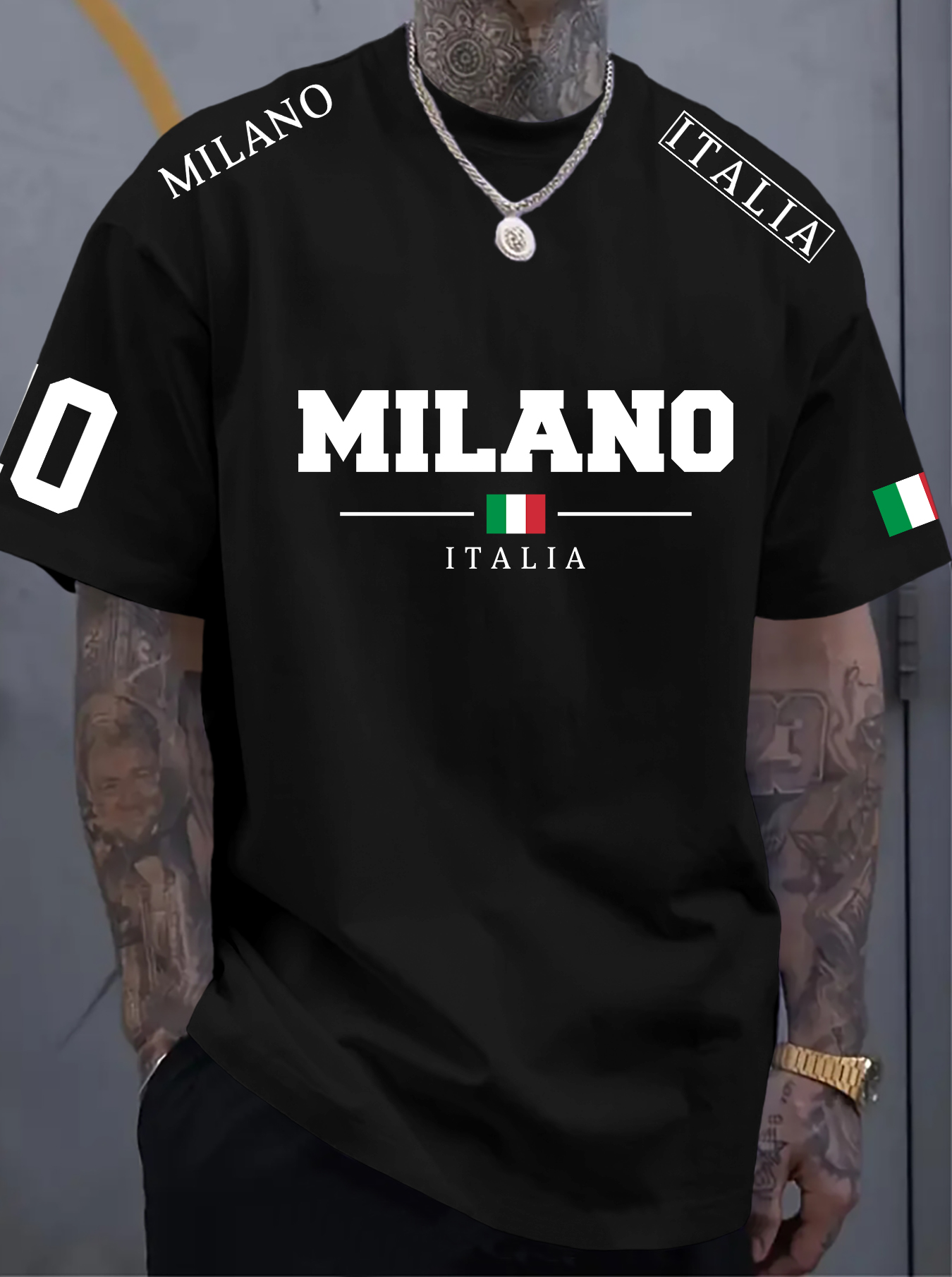 Street Fashion Milano - Men's T-Shirt, Casual Street Style, Milano