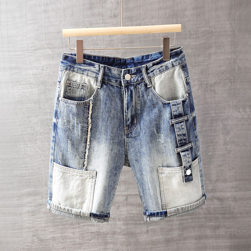 Street Fashion Jeans Men - Men's Short Jeans Pants with Pockets