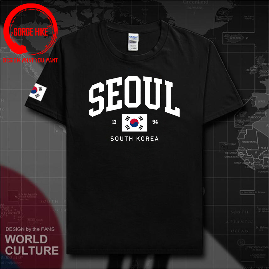 Street Fashion Seoul - Seoul South Korean Flag Unisex Tees