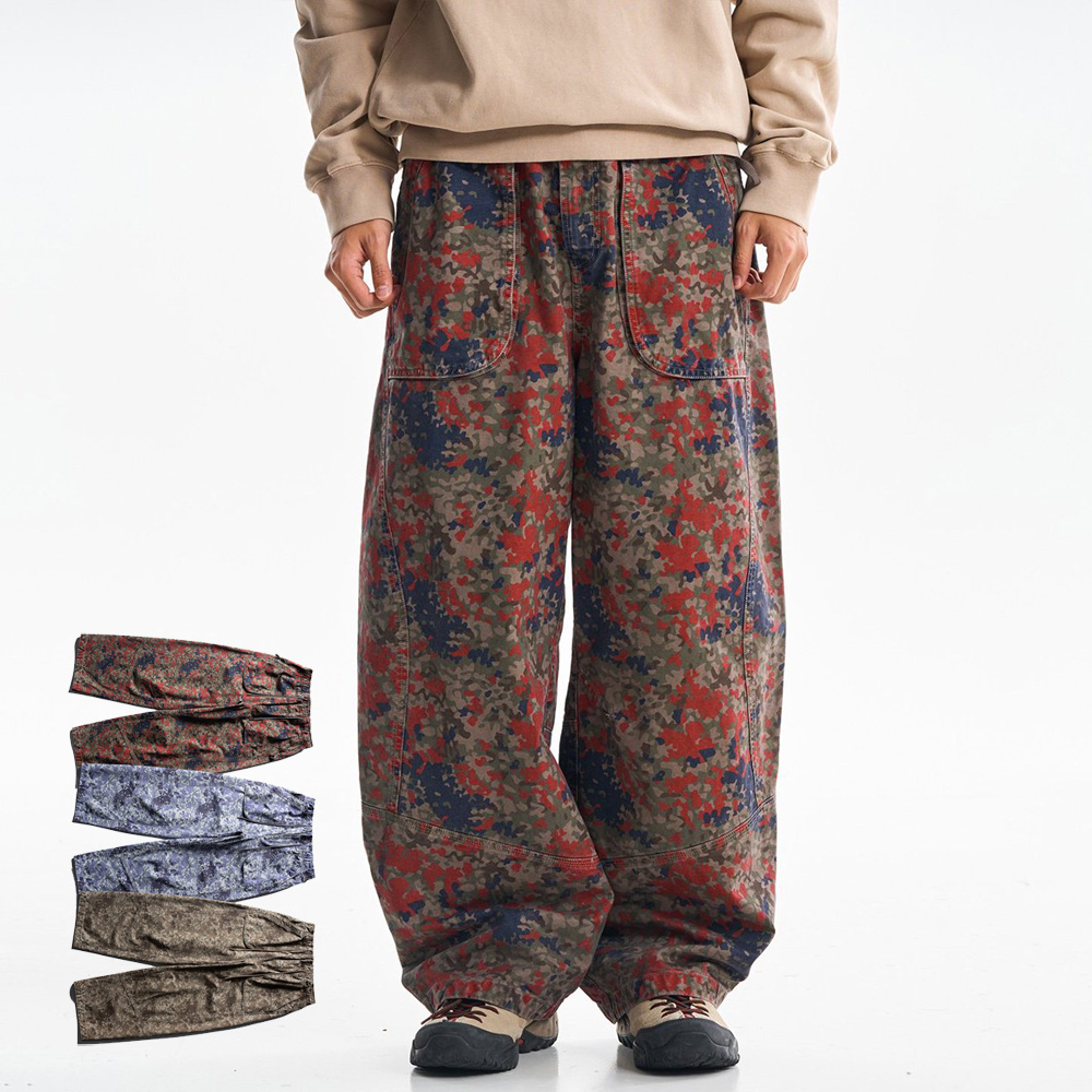 Street Fashion Hip Hop - High Quality Print Cotton Cargo Pants