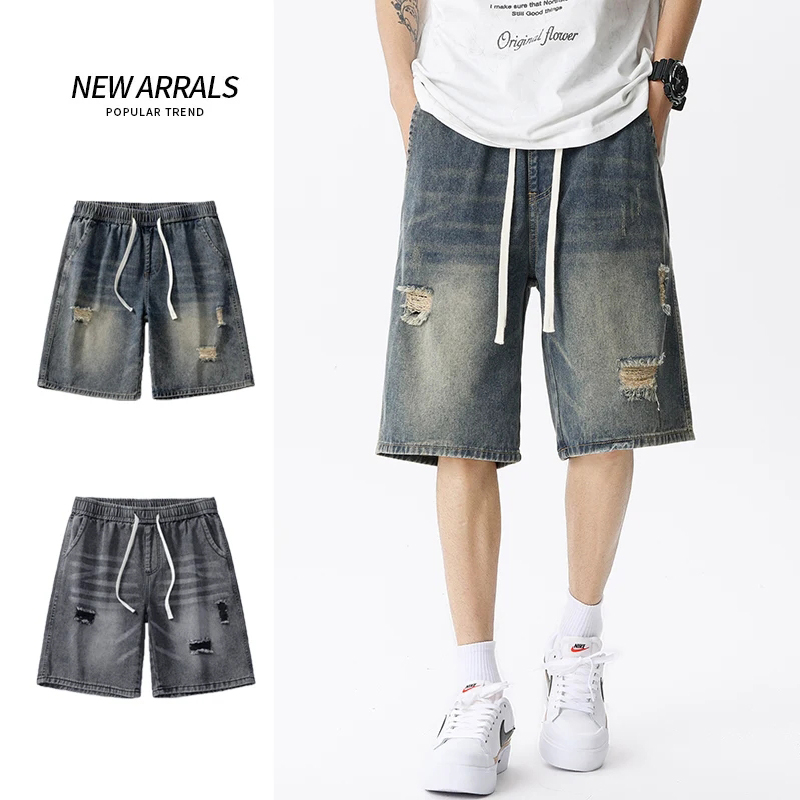 Summer Thin Denim Shorts Men's - đánh giá và giá Street Fashion Jeans Men