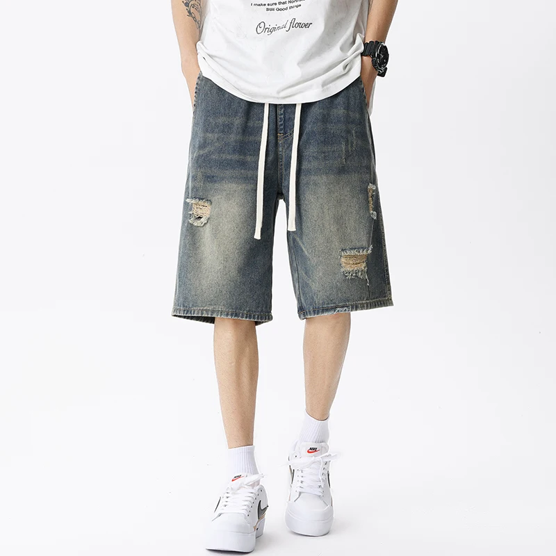 Summer Thin Denim Shorts Men's - đánh giá và giá Street Fashion Jeans Men