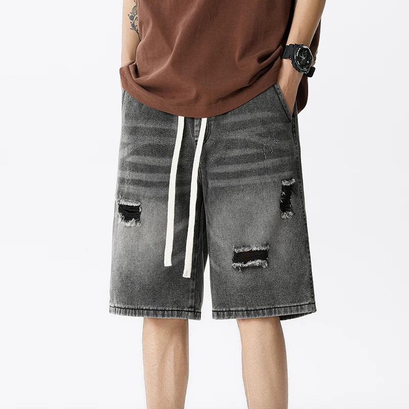 Summer Thin Denim Shorts Men's - đánh giá và giá Street Fashion Jeans Men