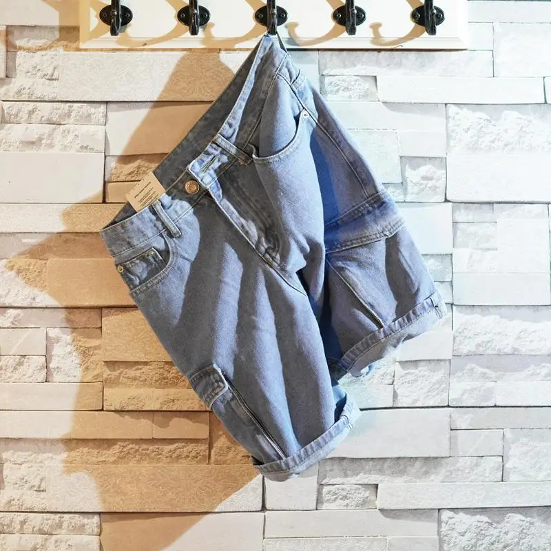 Loose Straight Short Jeans Pan - đánh giá và giá Street Fashion Jeans Men