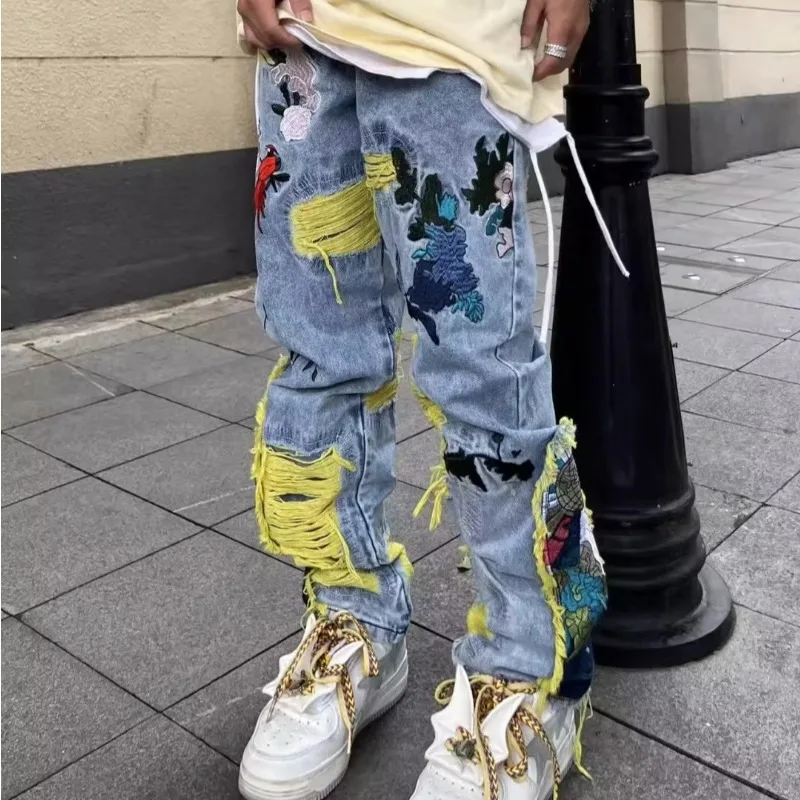American Vintage Hip-hop Embro - đánh giá và giá Street Fashion Jeans Men