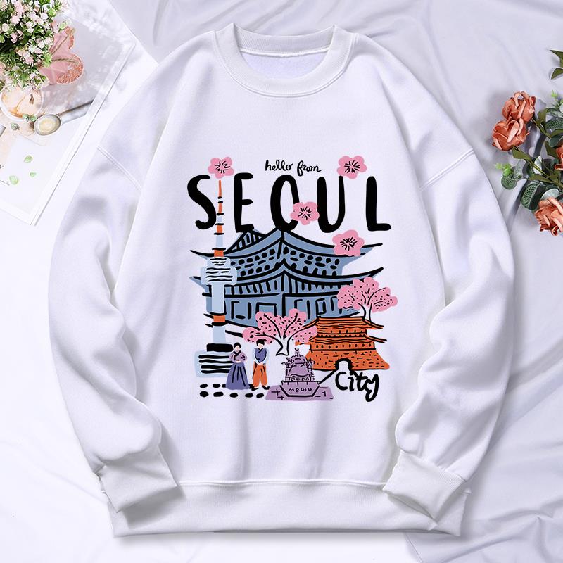 Seoul Beautiful Scenery Printi - đánh giá và giá Street Fashion Seoul
