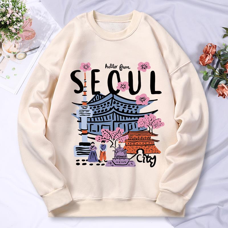 Seoul Beautiful Scenery Printi - đánh giá và giá Street Fashion Seoul
