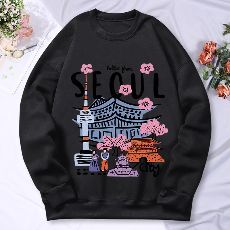 Seoul Beautiful Scenery Printi - đánh giá và giá Street Fashion Seoul