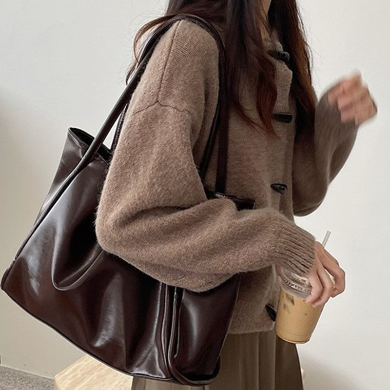 2026 Women New Vintage Shoulde - đánh giá và giá Street Fashion Korean
