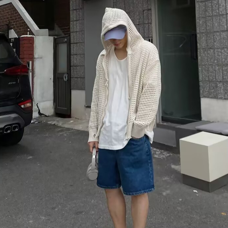 2026 Men's Casual Hollow Coats - đánh giá và giá Street Fashion Korea