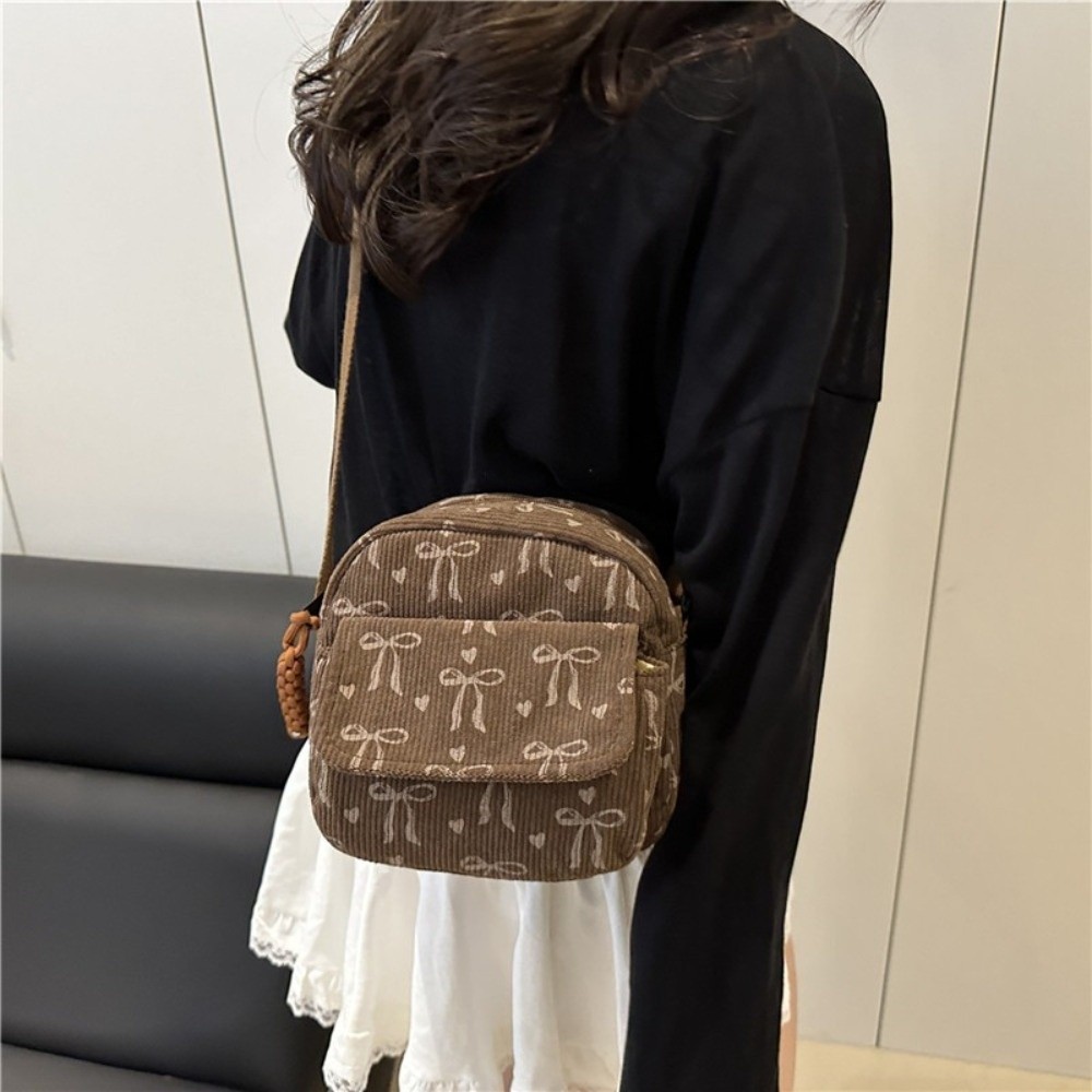 Women's Corduroy Small Shoulde - đánh giá và giá Street Fashion Korean