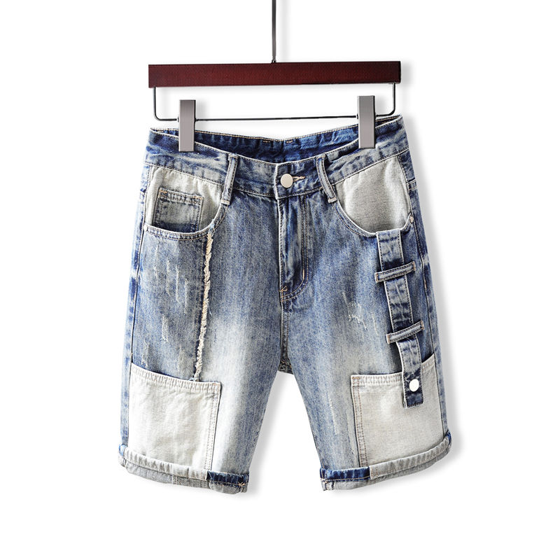 Men's Short Jeans Pants with P - đánh giá và giá Street Fashion Jeans Men