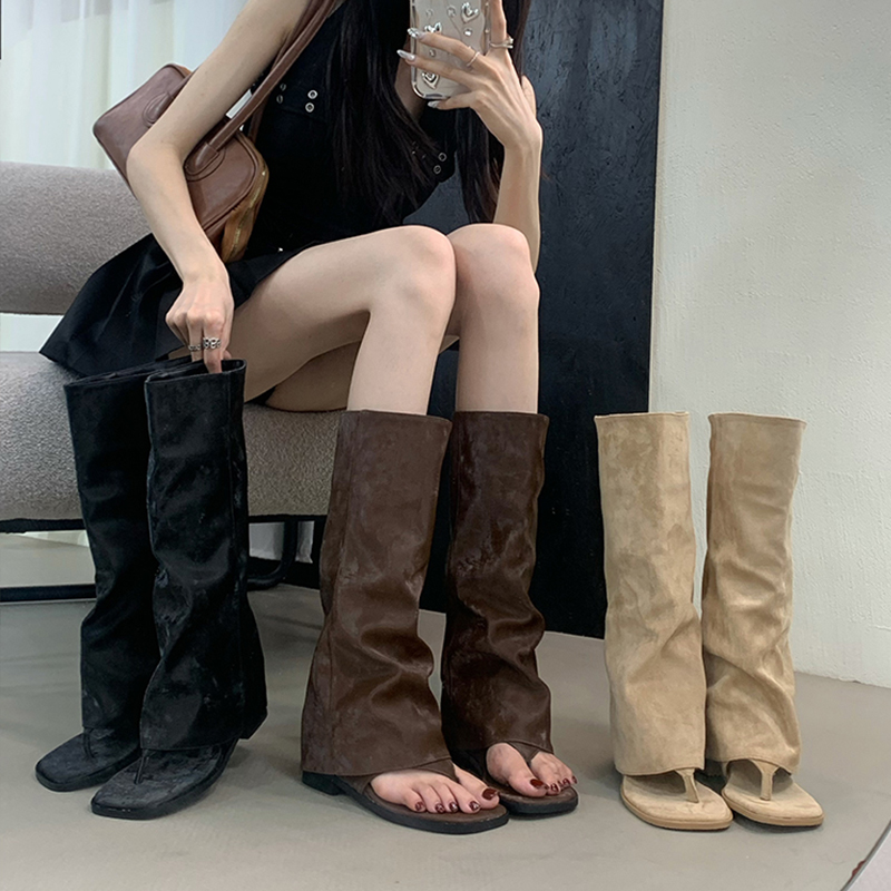 Hollow Out Women's Boots Velve - đánh giá và giá Street Fashion Korean