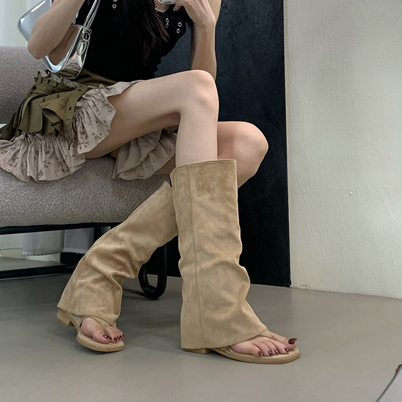 Hollow Out Women's Boots Velve - đánh giá và giá Street Fashion Korean