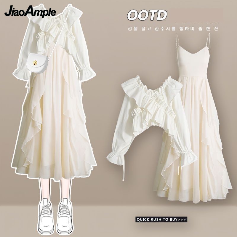 Women's Dress Set 2026 Spring  - đánh giá và giá Street Fashion Korean