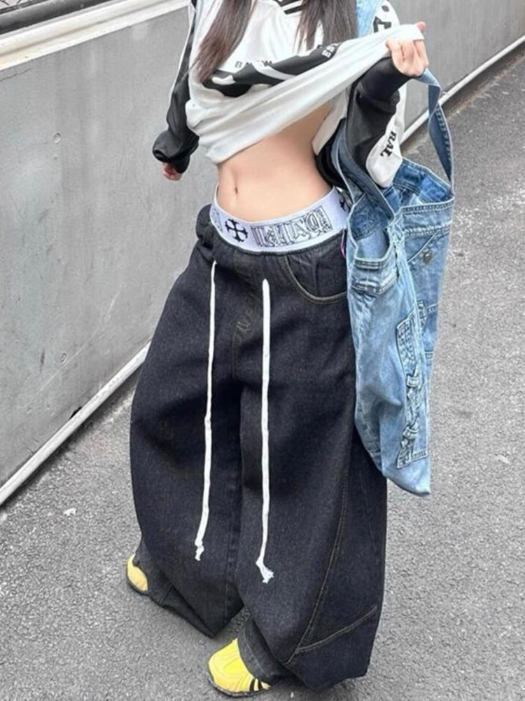 American retro spliced waist j - đánh giá và giá Street Fashion Jeans Men