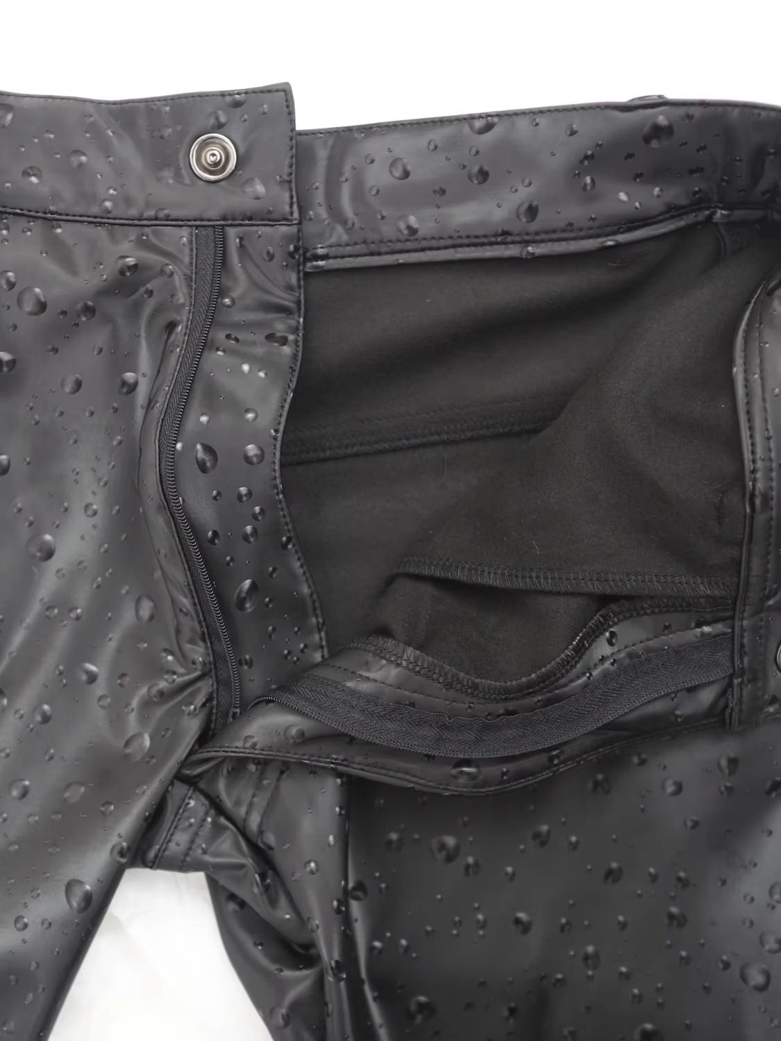 3D Water Drop Print Elastic PU - đánh giá và giá Street Fashion Jeans Men