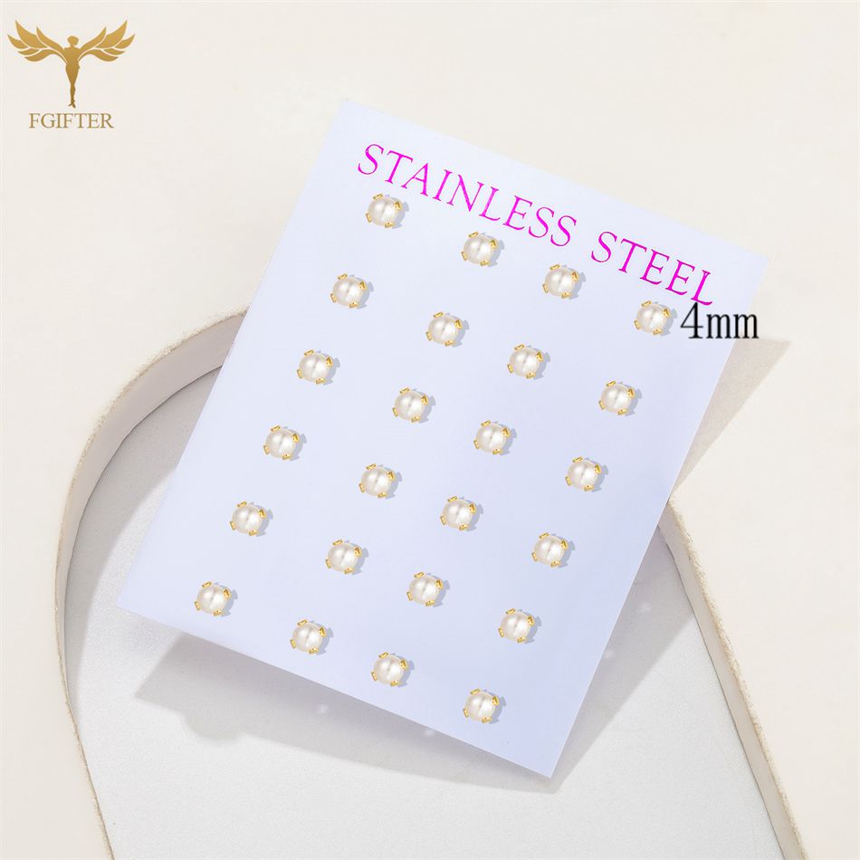 12 Pairs Pack Pearl Stud Earri - đánh giá và giá Street Fashion Vendors