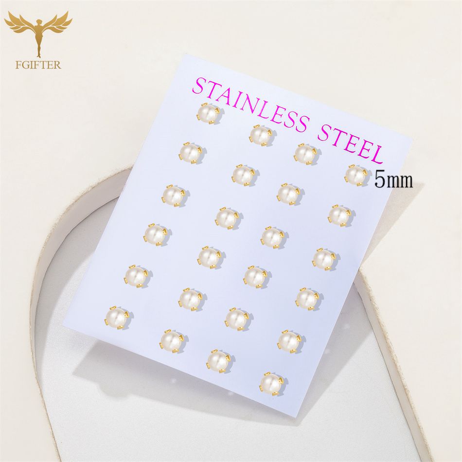 12 Pairs Pack Pearl Stud Earri - đánh giá và giá Street Fashion Vendors